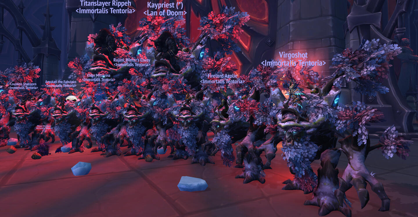 Lineup of Wandering ancients among Immortalis Tentoria Members